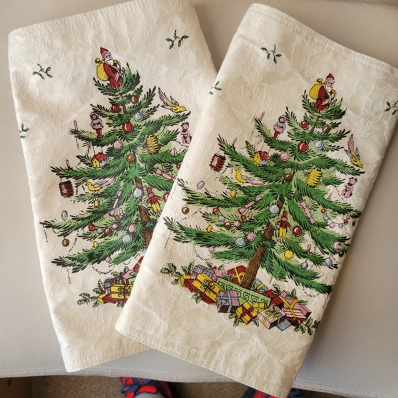 Spode Dining Spode Christmas Tree Placemats 2 Guc For Dining Or